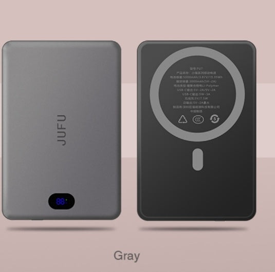 Adaptable To The Whole Scene With Magnetic Wireless Power Bank, A Savior For Travel And Office, Magnetic Charging In Seconds, Portable, Small And Large Capacity