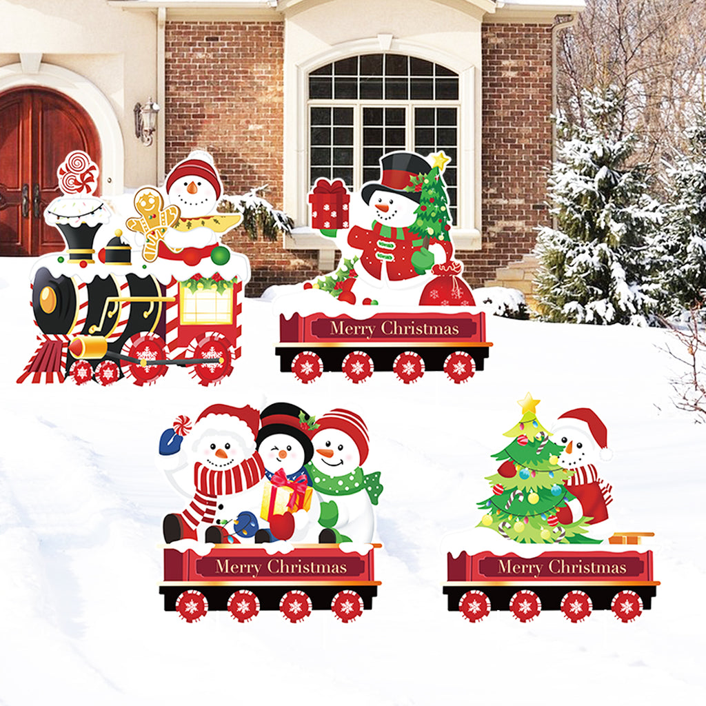4PCS Christmas Garden Decorations