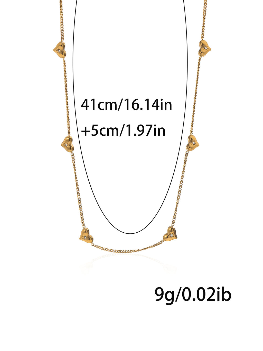 Lxalry 18K Gold-Plated Heart Necklace  Stainless Steel Hypoallergenic Jewelry, Tarnish Free Minimalist Gift For Women, Wife Mom Girlfriend  Valentine S Day  Anniversary Everyday Elegance