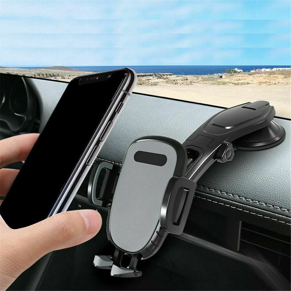 360 Rotatable Phone Mount Holder Car Dashboard Gravity Adjustable GPS Stand Rotating