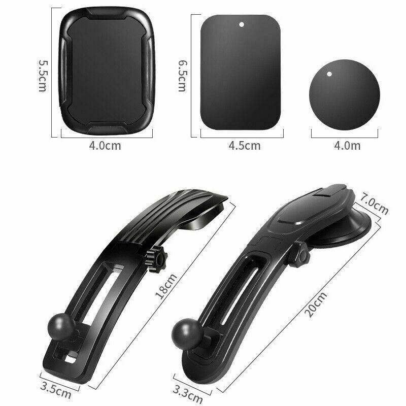 360 Rotatable Phone Mount Holder Car Dashboard Gravity Adjustable GPS Stand Rotating