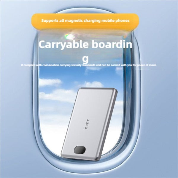 Adaptable To The Whole Scene With Magnetic Wireless Power Bank, A Savior For Travel And Office, Magnetic Charging In Seconds, Portable, Small And Large Capacity