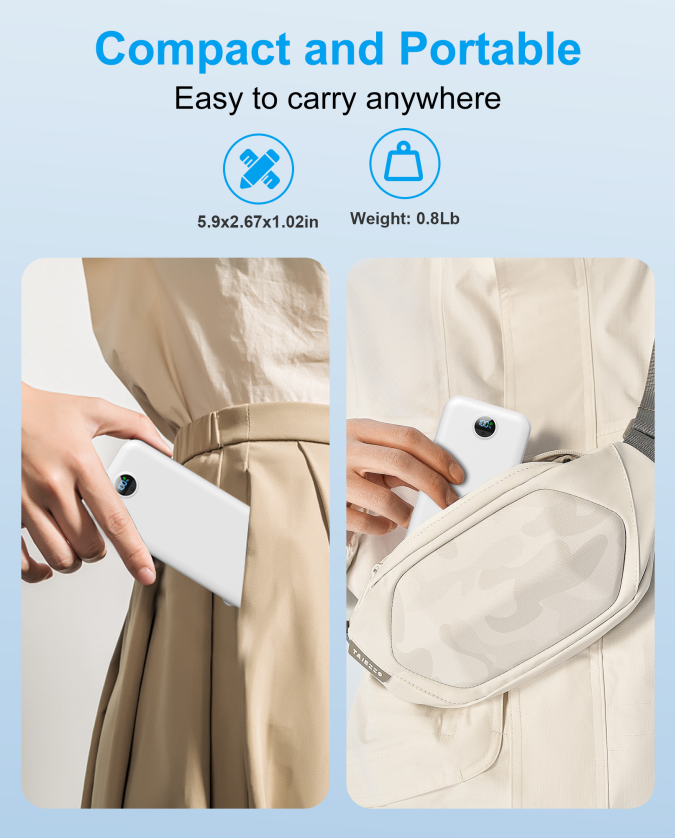 Quick Charging with KCL Socket, Dual-Wire Hose Design (Type-C + LightLine)