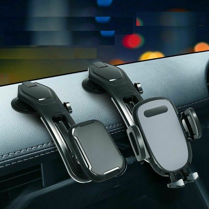 360 Rotatable Phone Mount Holder Car Dashboard Gravity Adjustable GPS Stand Rotating