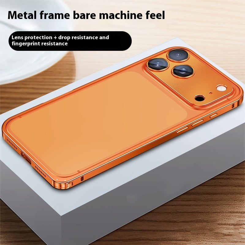 Applicable Metal Frame Phone Case Lens Protection