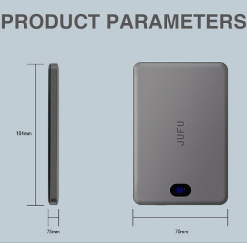 Adaptable To The Whole Scene With Magnetic Wireless Power Bank, A Savior For Travel And Office, Magnetic Charging In Seconds, Portable, Small And Large Capacity