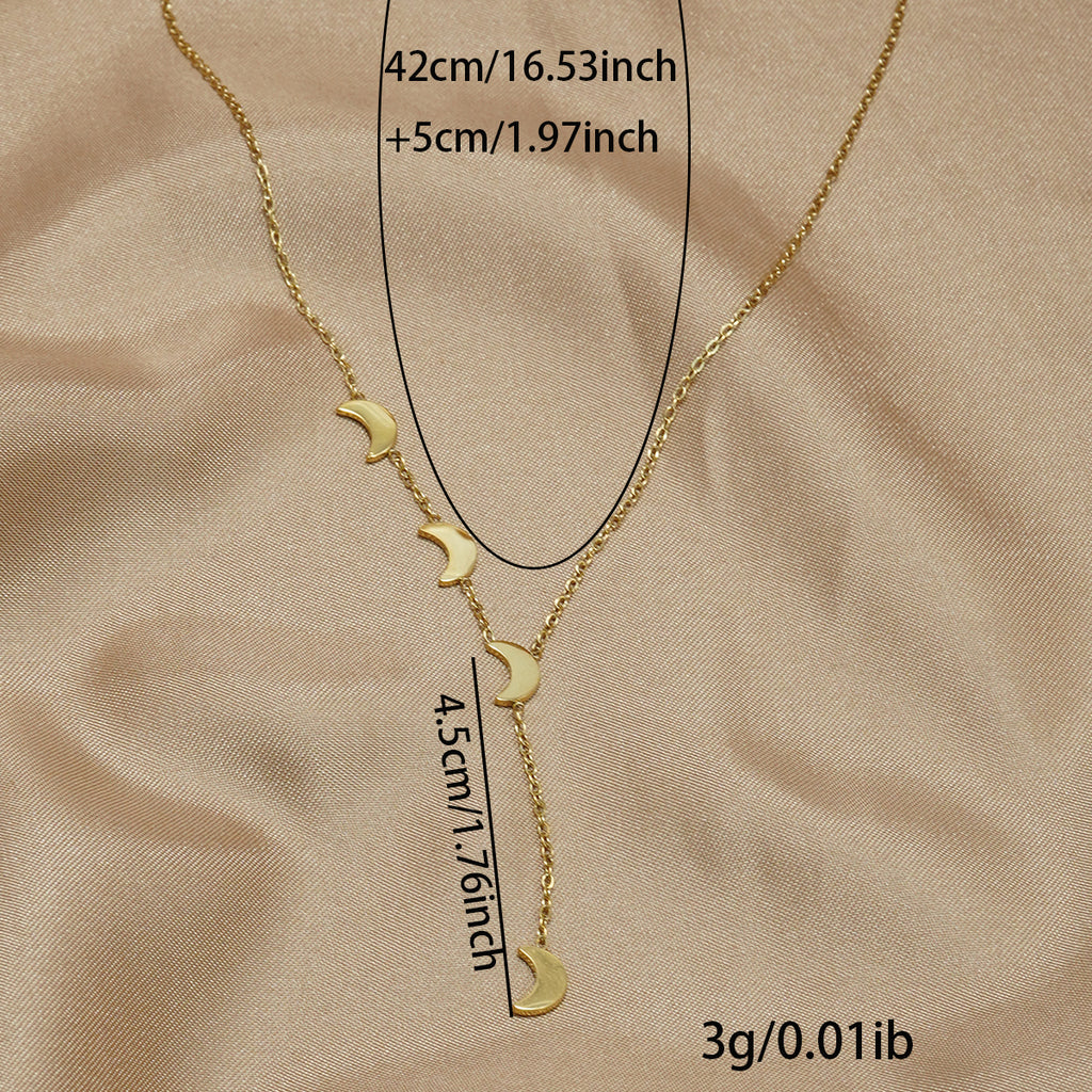 Lxalry 18K Gold Plated Celestial Necklace   Butterfly   Heart Charm Stainless Steel Jewelry  Skin-Safe Hypoallergenic Gift For Women Wife Mom, Romantic Everyday   Wedding Glow