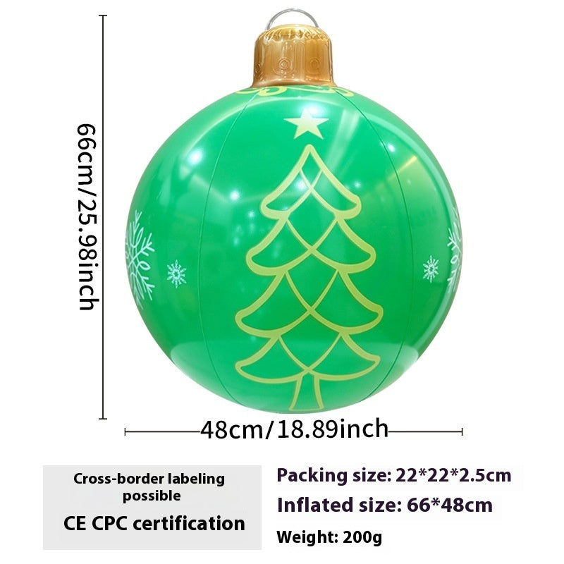 Inflatable Christmas Ball Outdoor Garden Christmas Decorations