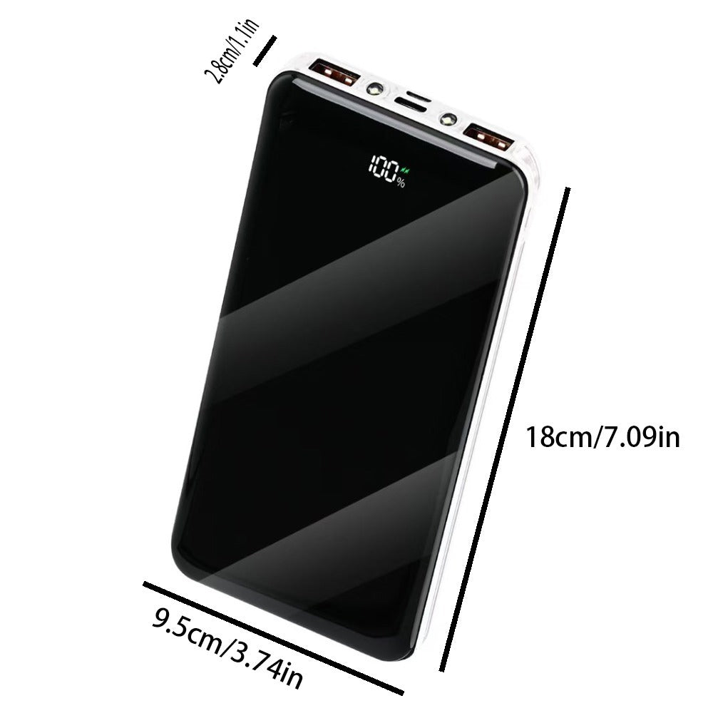 20W Fast Charging 10000mAh Portable Power Bank - Ultra-Slim External Battery Charger