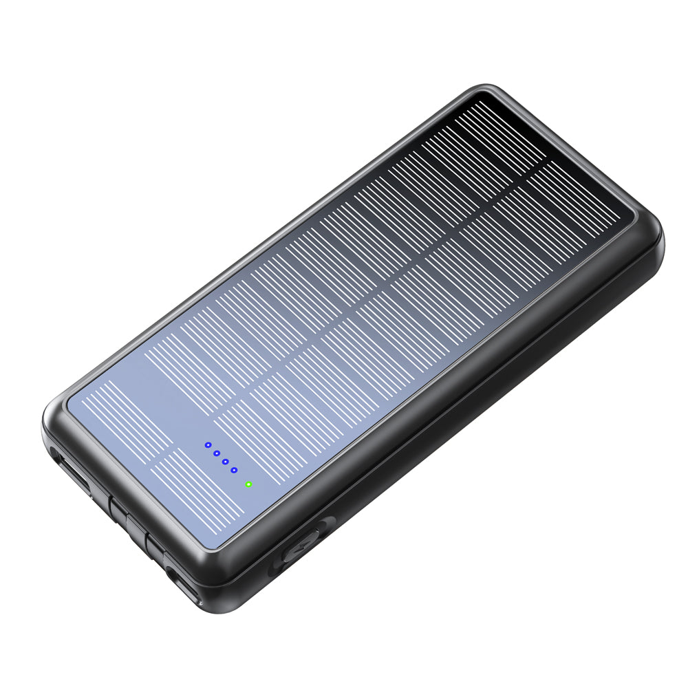 Dual-Wire Solar Power Bank with Input & Output