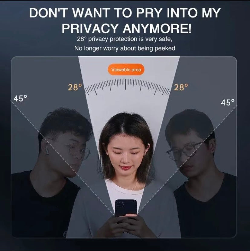 2 Pack For Phone 14, 15 Plus, Pro, Pro Max Matte Screen Protector Glass, HD Clear, Anti Glare, Anti Fingerprint, Shatterproof Sensitive Touch Quick Installation