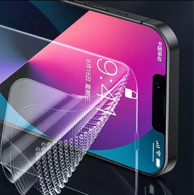 2 Pack For Phone 14, 15 Plus, Pro, Pro Max Matte Screen Protector Glass, HD Clear, Anti Glare, Anti Fingerprint, Shatterproof Sensitive Touch Quick Installation