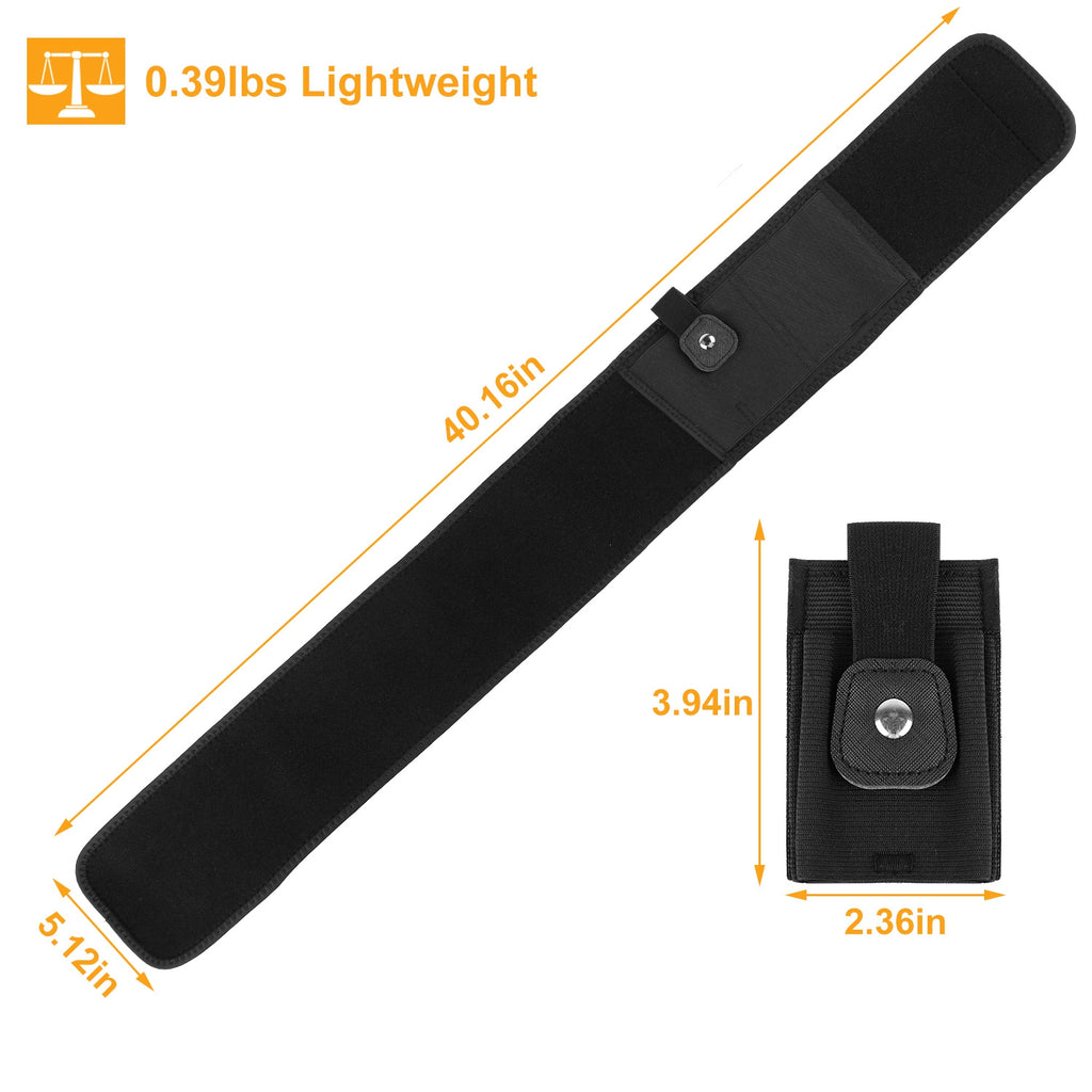 1Pc Belly Band Gun Holster Adjustable Waist Carry Tactical Pistol Pouch Breathable Neoprene Gun Belt Bag