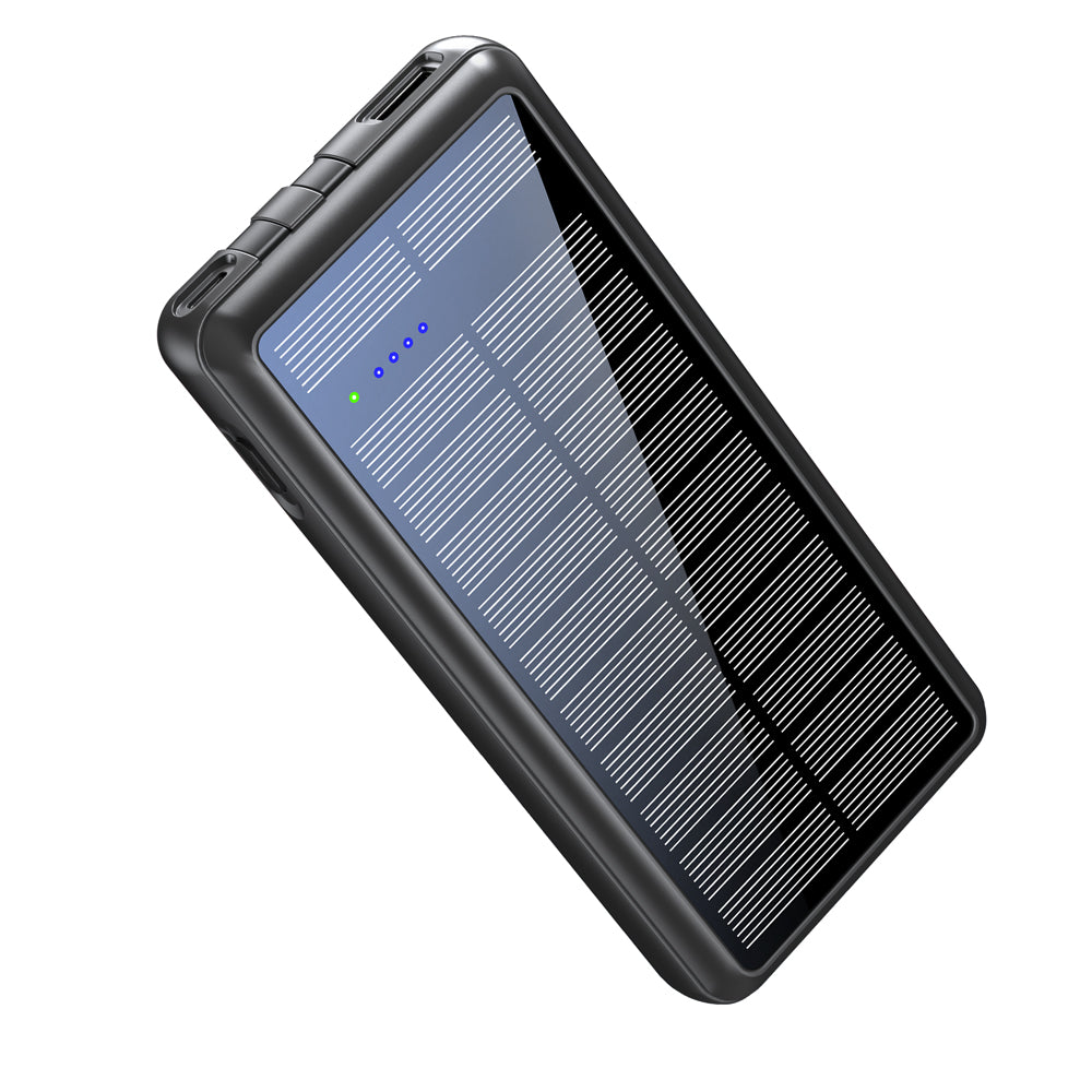 Dual-Wire Solar Power Bank with Input & Output