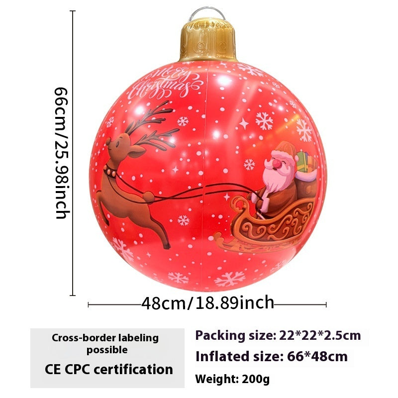 Inflatable Christmas Ball Outdoor Garden Christmas Decorations