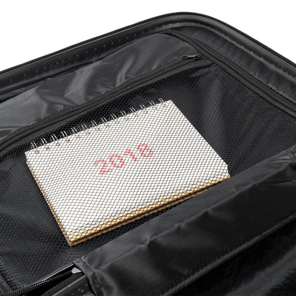 3-in-1 ABS Trolley Case 20 Inches, 24 Inches, 28 Inches Dark Gray